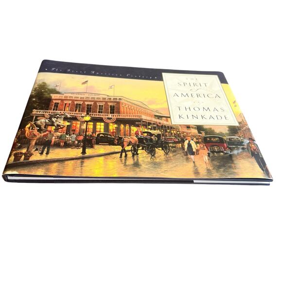 Thomas Kinkade Book The Spirit of America Artist Artsy History Coffee Table READ - Picture 2 of 16